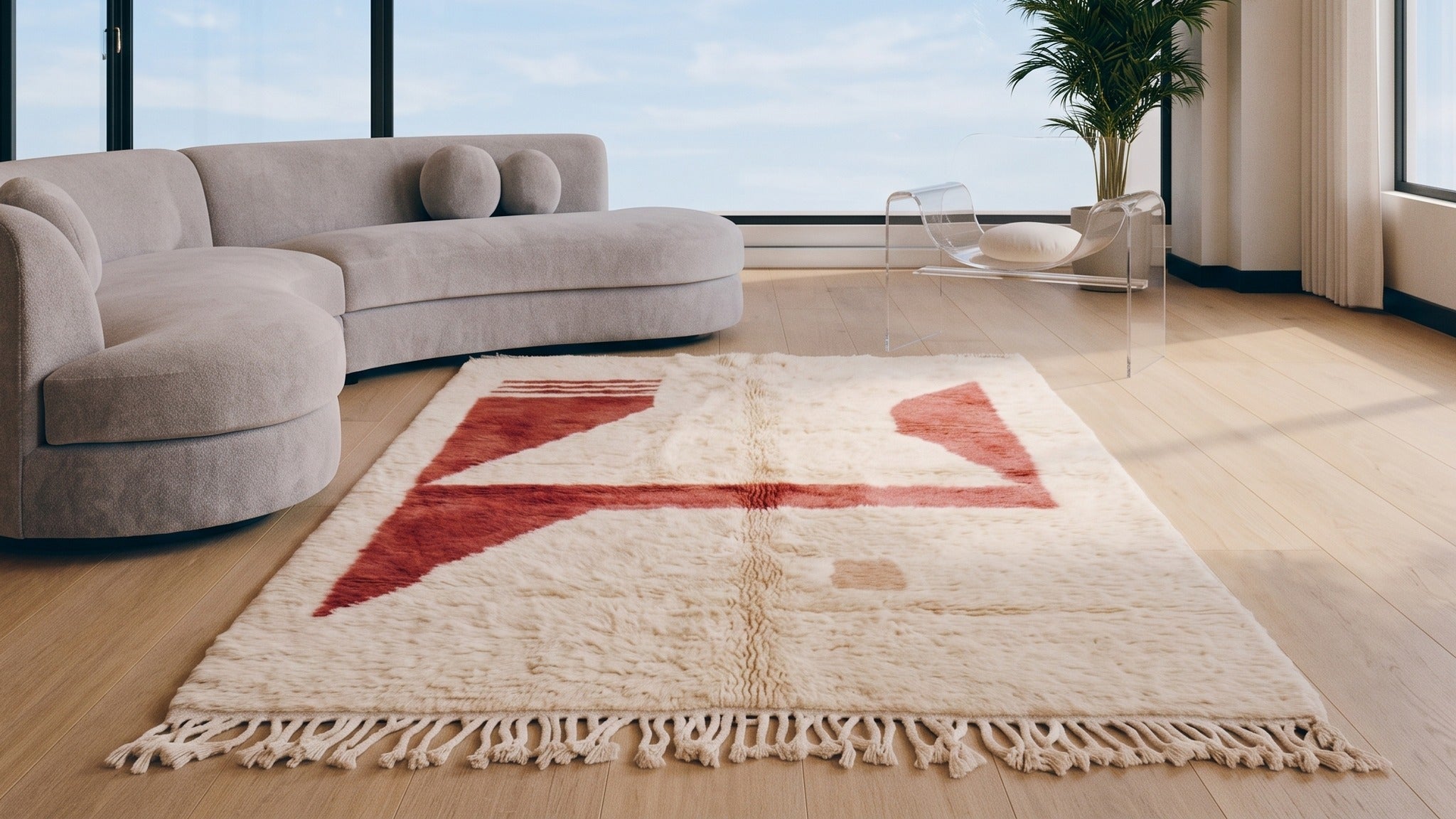 Tapis M'rirt TILELLI de Maison Amane mis en situation dans un intérieur