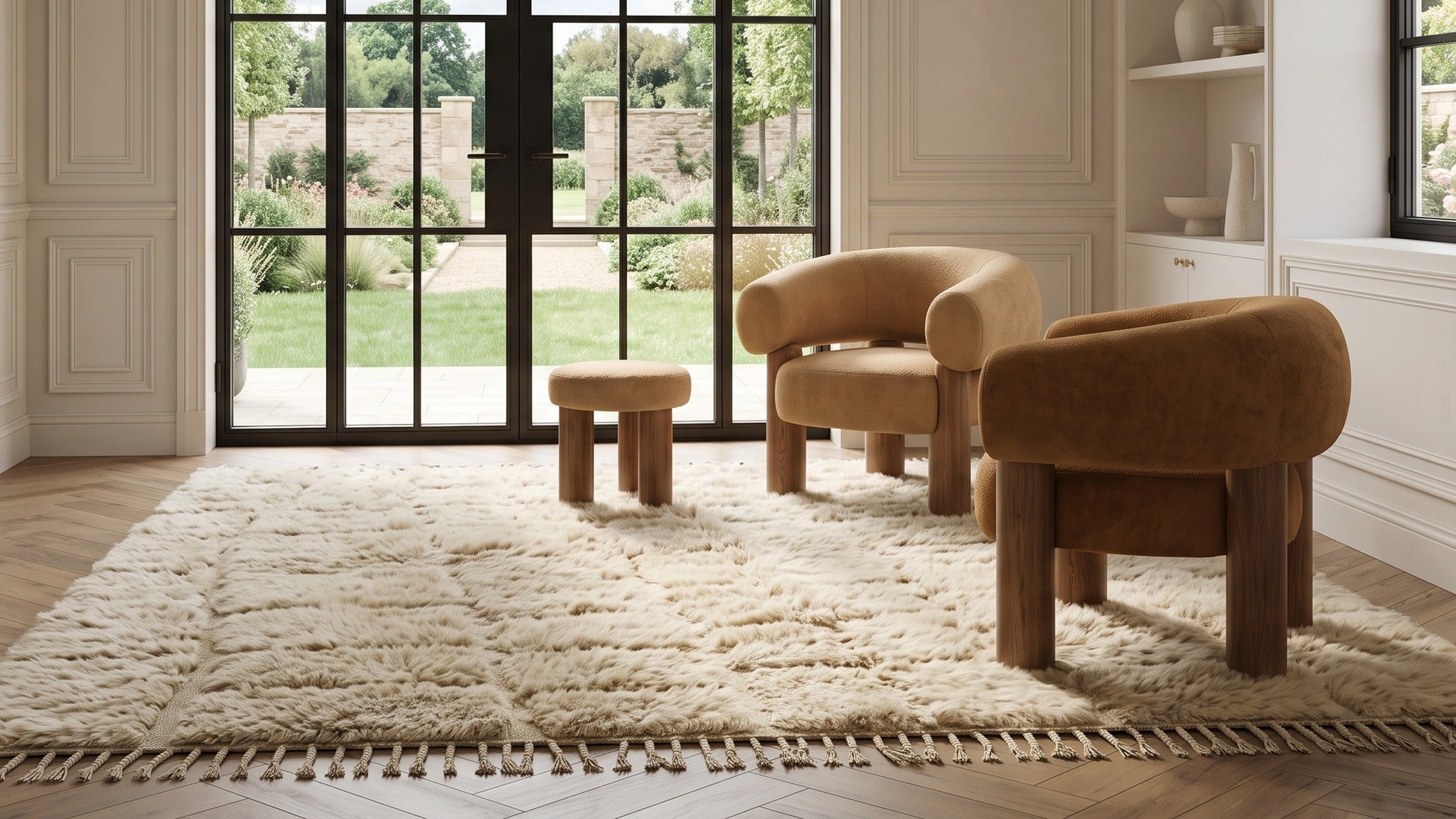 Tapis M'rirt SELYR de Maison Amane mis en situation dans un intérieur
