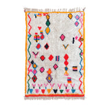 Tapis Azilal Tudert sur fond blanc