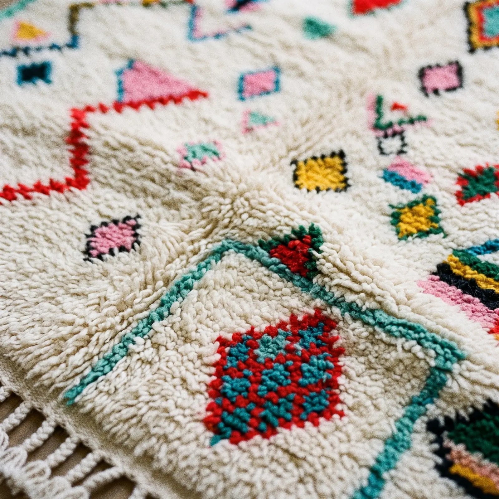Détail texture laine Afriw