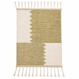 Tapis Zanafi ADAR — Olive Sage & Ivoire | Kilim Berbère Héritage