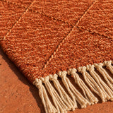 Tapis Zanafi AKAL — Terracotta | Kilim Berbère Héritage