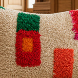 Coussin berbère ASAFAR, détail du tissage