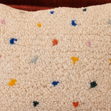 Coussin berbère ATBIR, détail du tissage