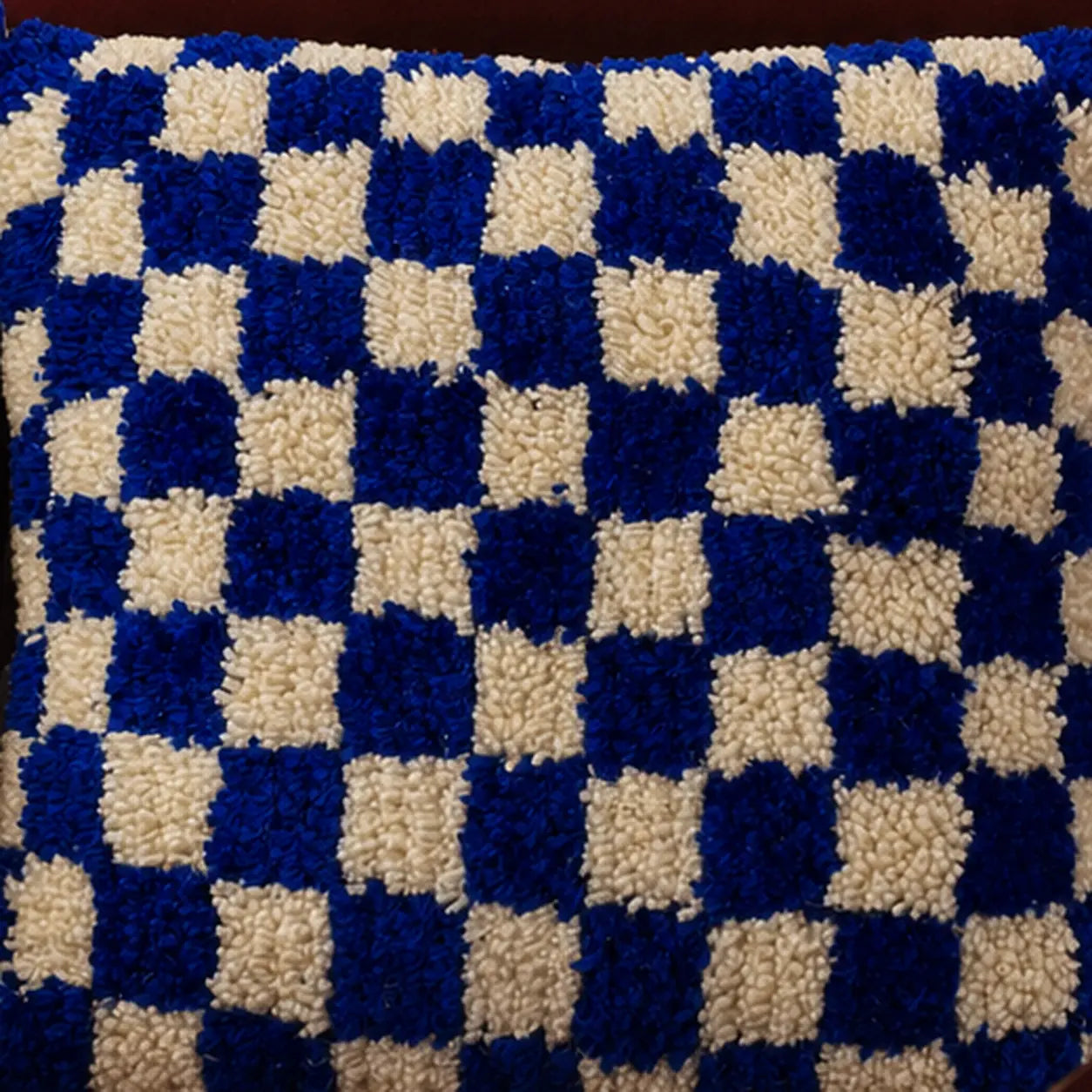 Coussin berbère AZEKKA, détail du tissage