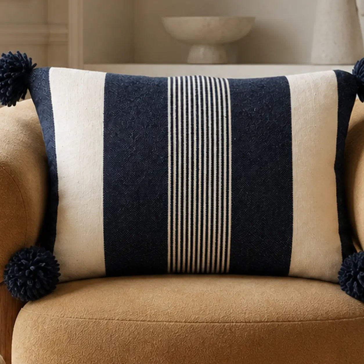 Coussin berbère IMI, détail du tissage