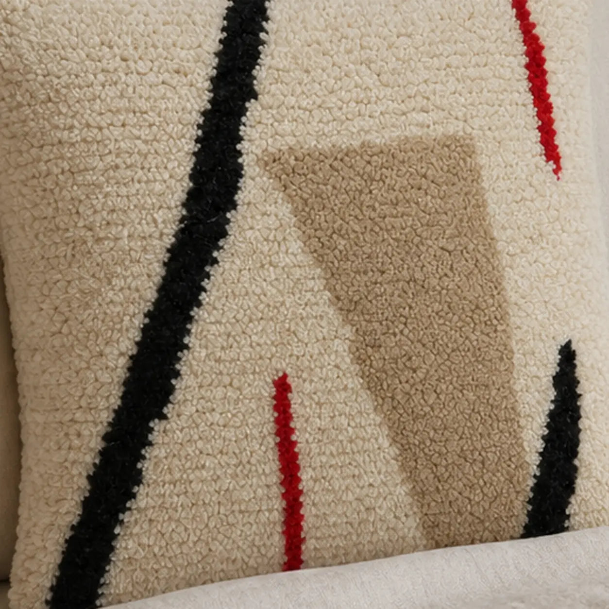 Coussin berbère ISULI, détail du tissage