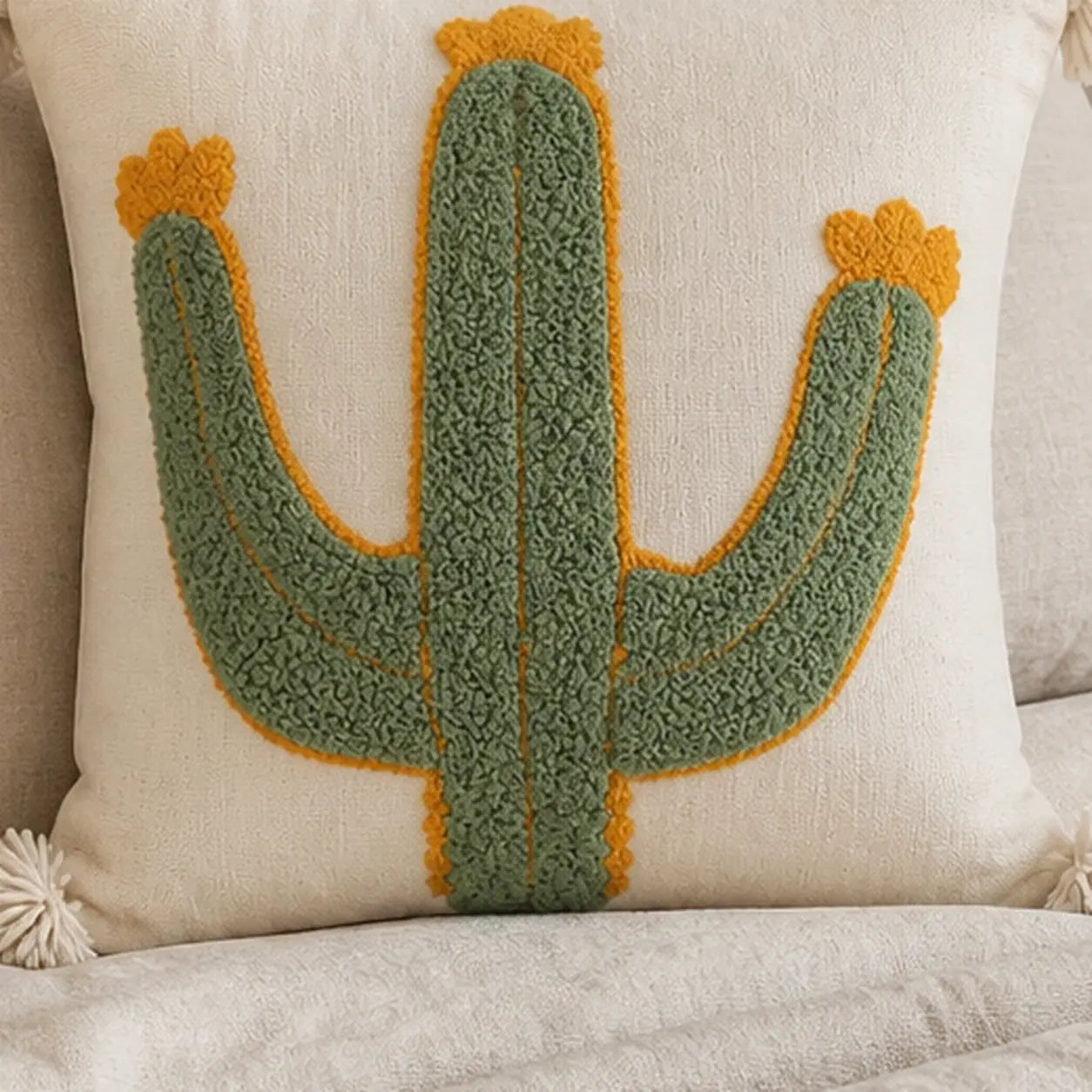Coussin berbère TAKNARIT, détail du tissage