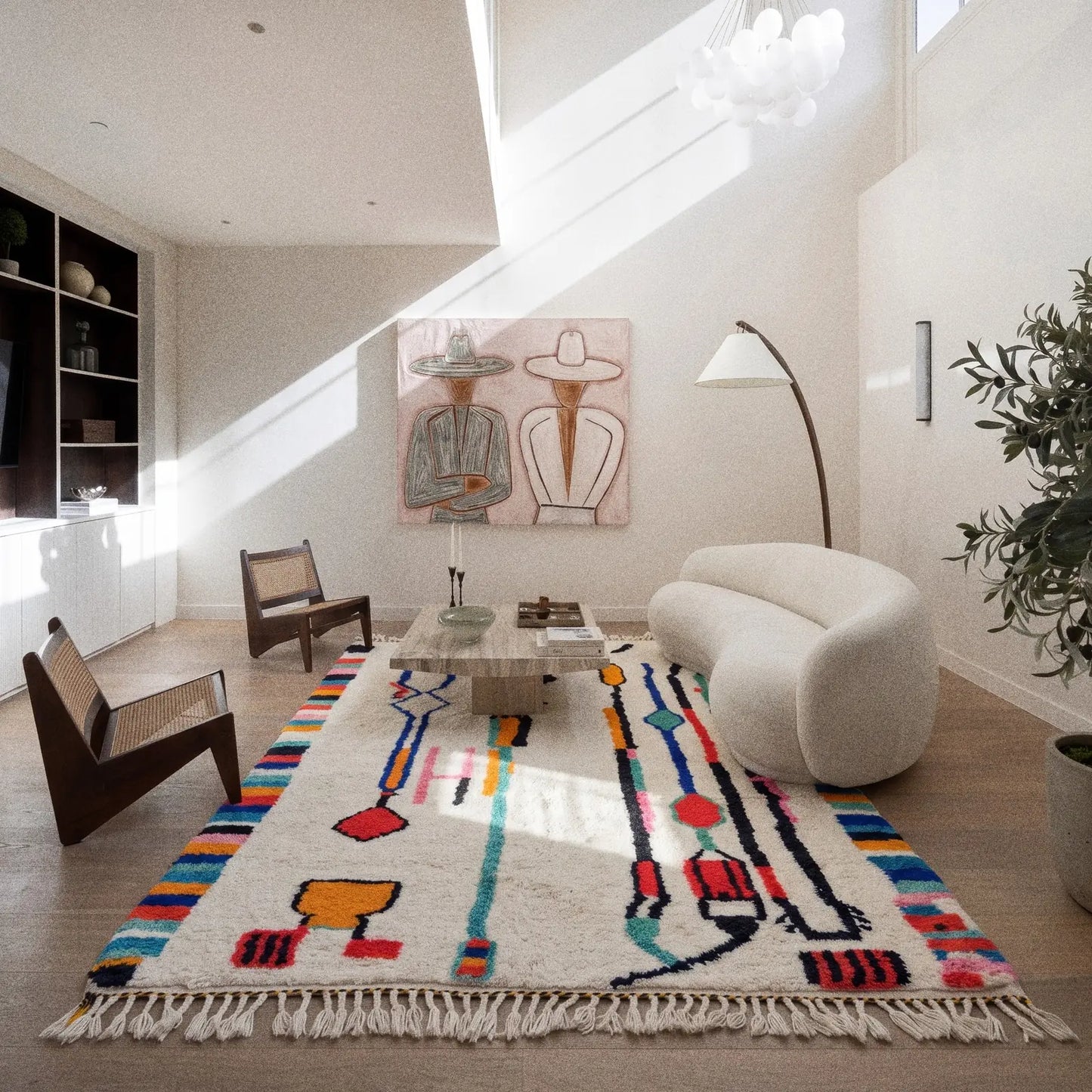 Tapis Azilal Ighzer en situation