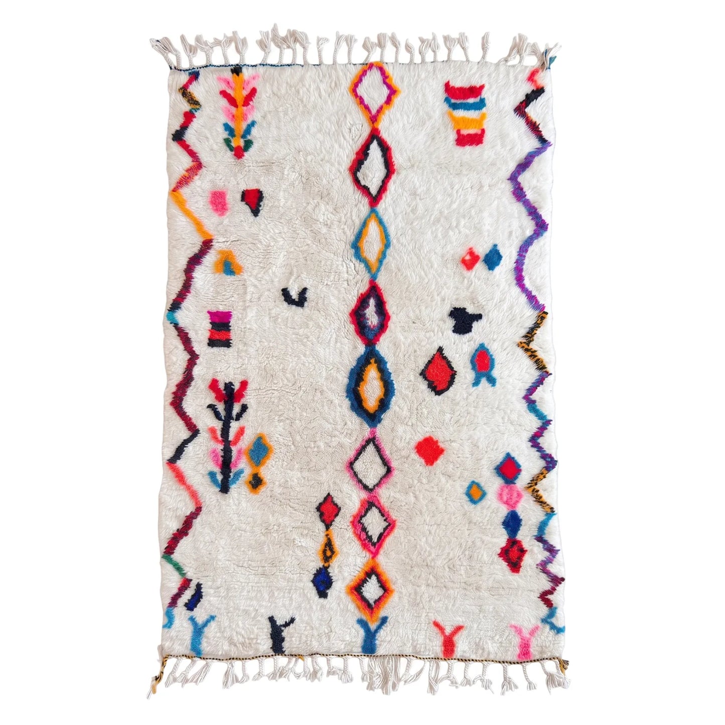 Tapis Azilal Asays sur fond blanc