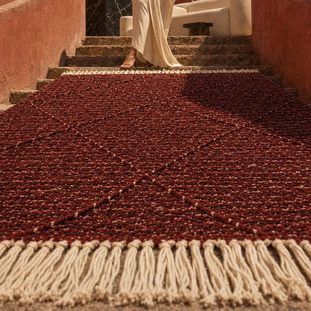 Tapis Zanafi Tapis Zanafi IFOULKI — Bordeaux | Kilim Berbère Héritage vue d'ensemble, kilim berbère artisanal