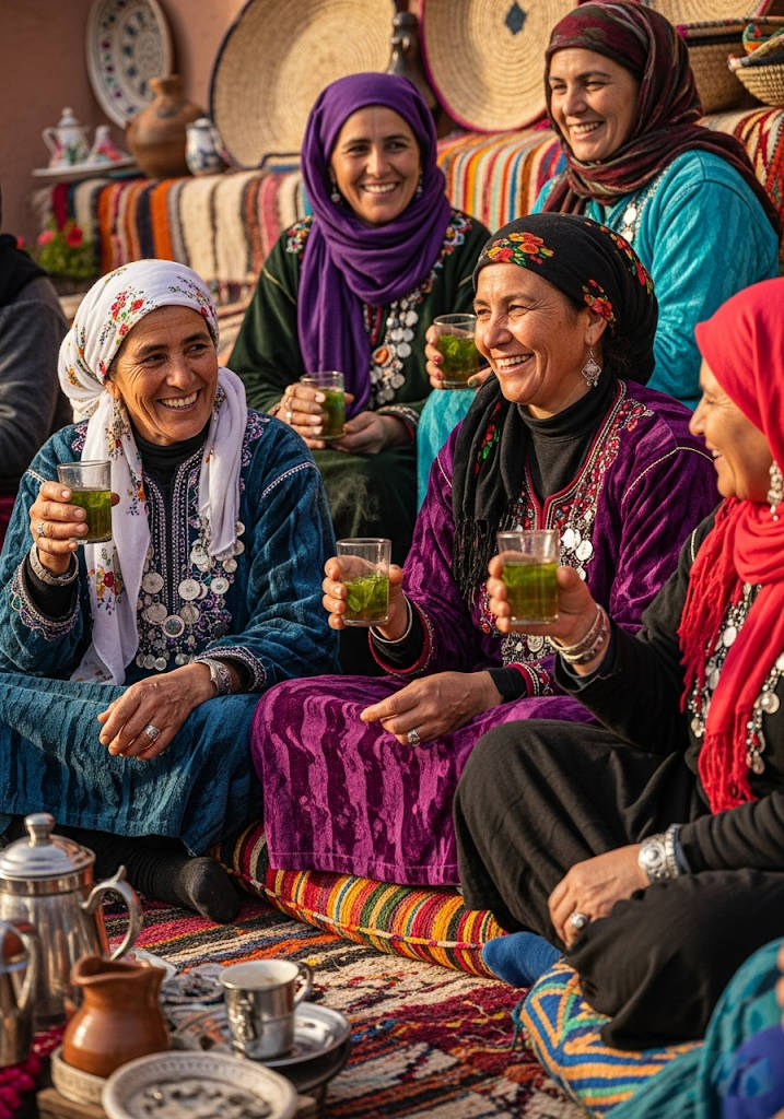 Artisane berbère en train de tisser