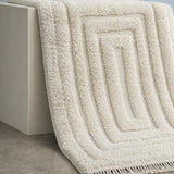 Tapis Beni Ouarain Agdoul en situation salon scandinave