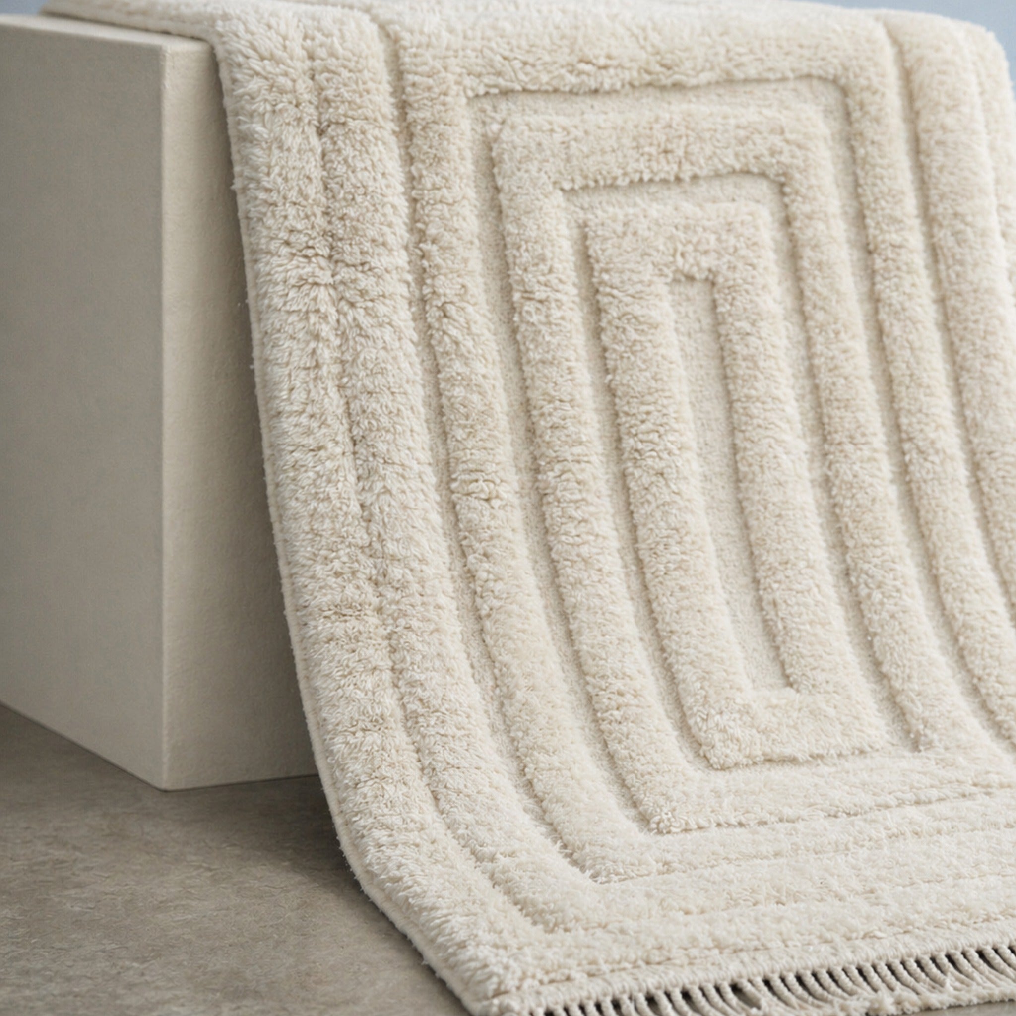 Tapis Beni Ouarain Agdoul en situation salon scandinave