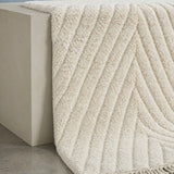 Tapis Beni Ouarain Asif détail tissage noué main