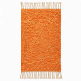 Tapis Zanafi Tapis Zanafi ASIDD — Orange | Kilim Berbère Héritage — kilim berbère plat réversible, tissé main Taznakht, Maroc
